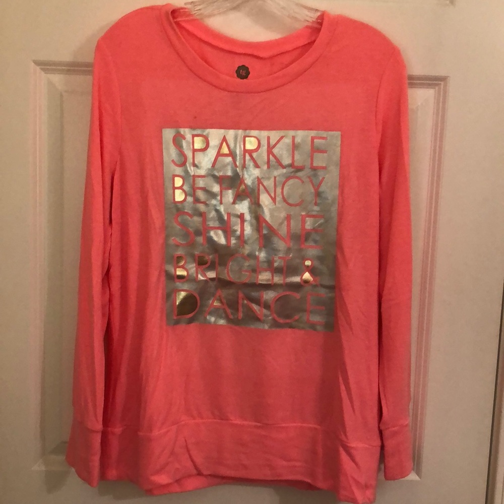 Pink soft knit shirt